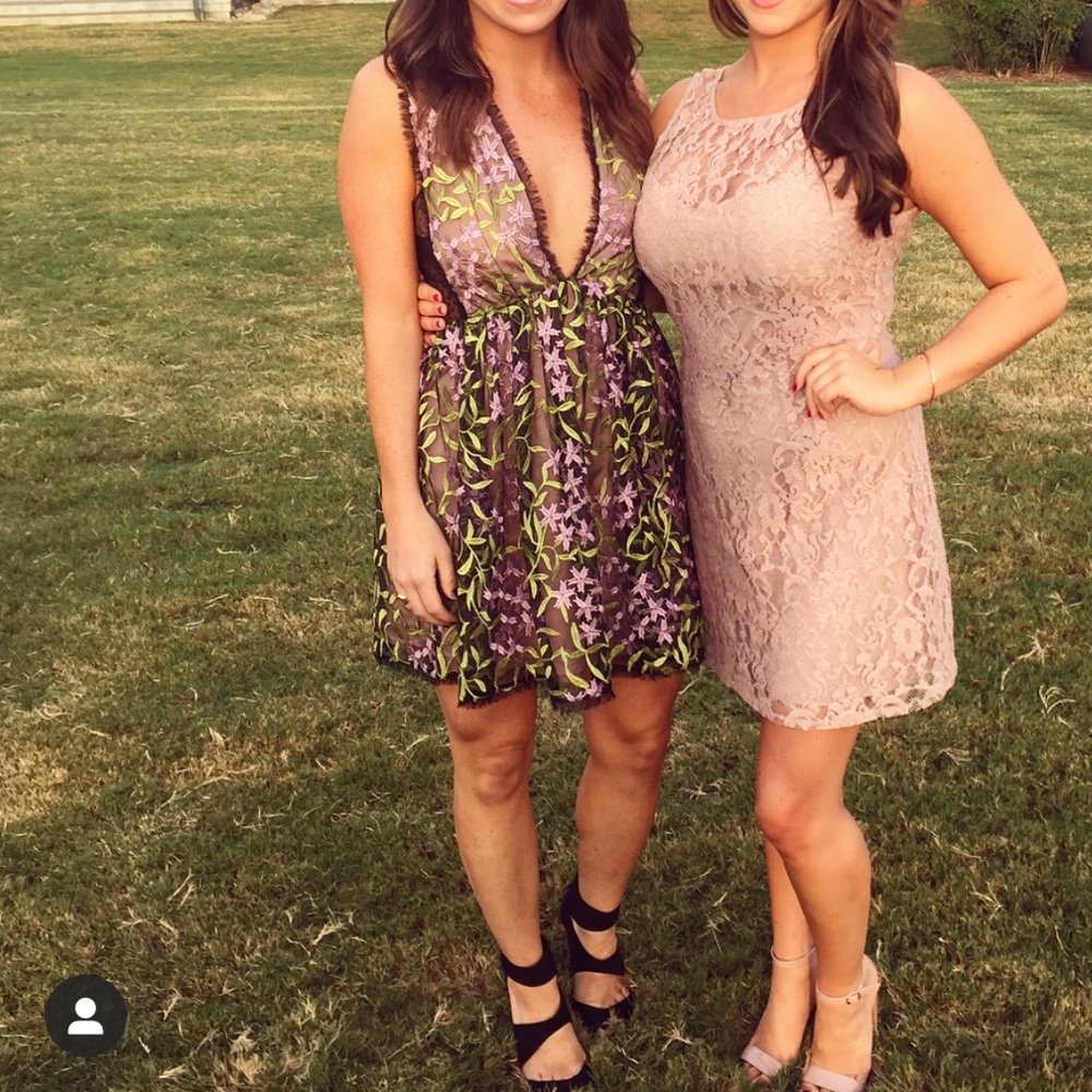 Revolve (NBD) lace mesh dress So many compliments!
